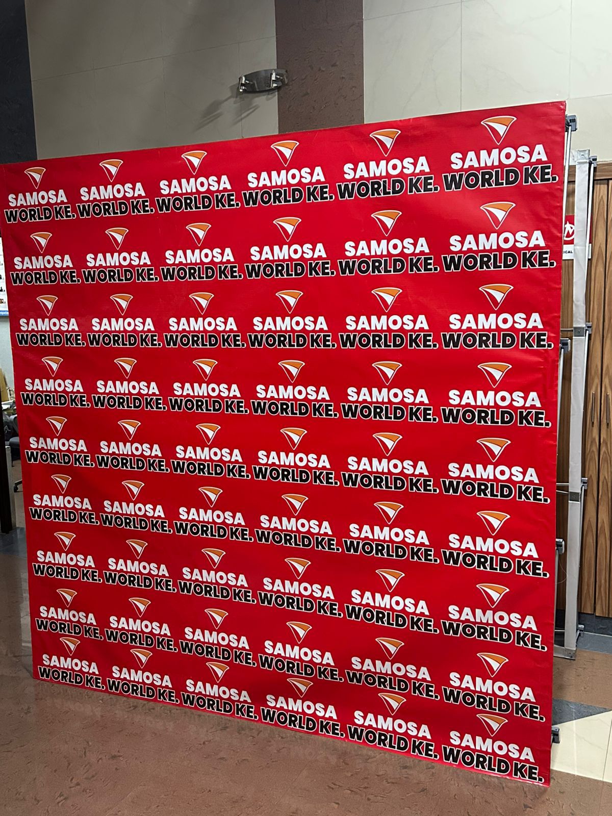 Media wall backdrop